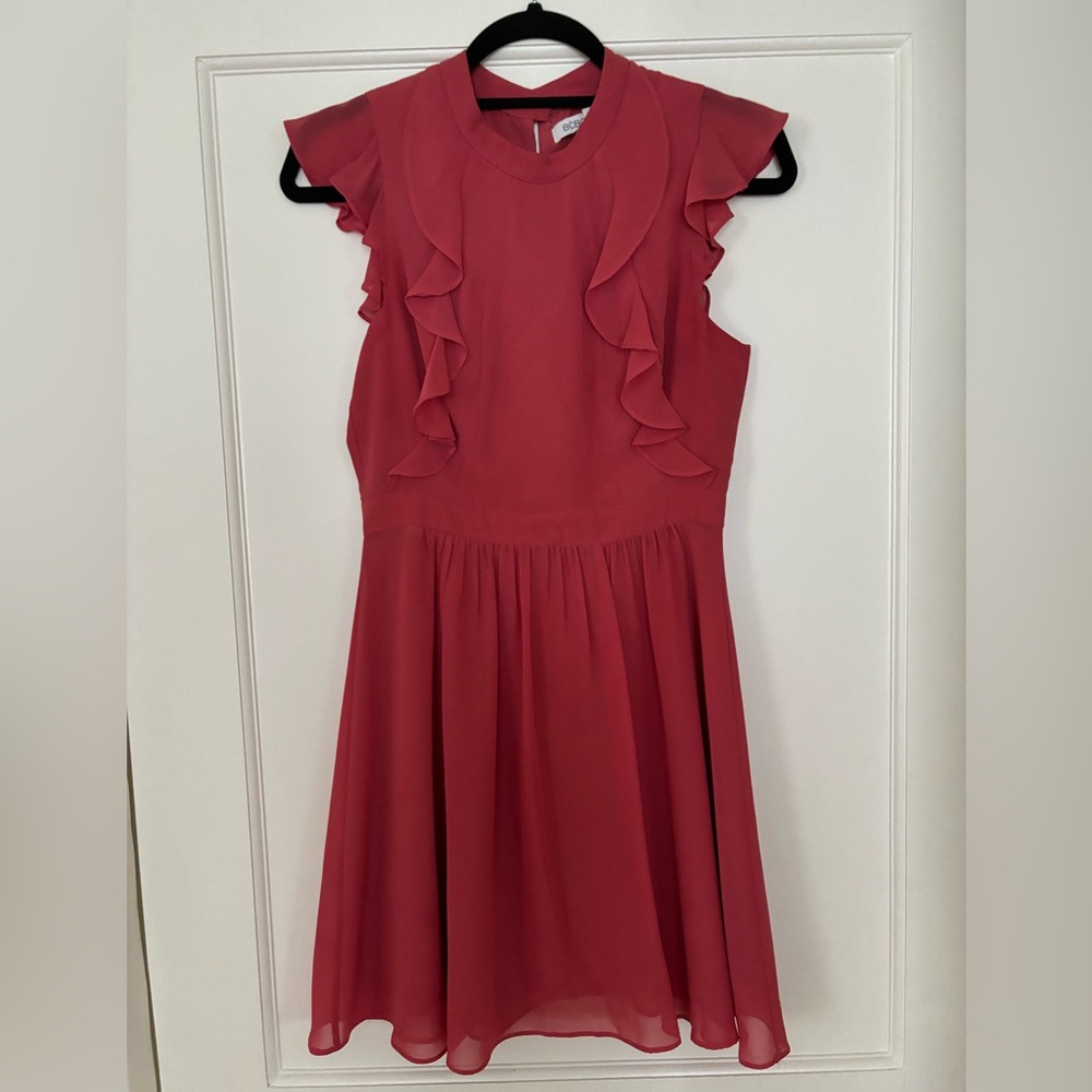 BCBG pink/red mini dress